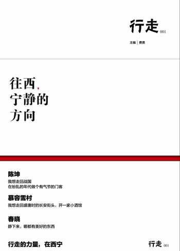 陳坤首次擔(dān)當(dāng)出品人的《往西，寧?kù)o的方向》