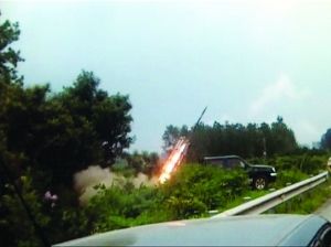 7月31日，南京六合人工增雨現(xiàn)場 資料圖片