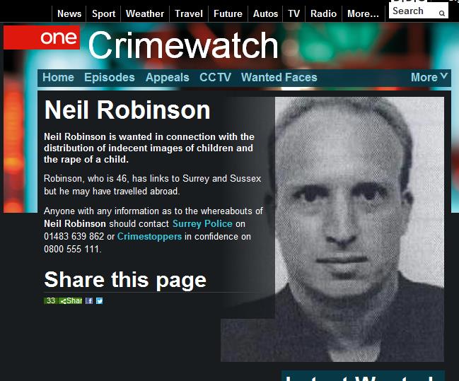 據(jù)英國廣播公司（BBC）網(wǎng)站消息，英國警方正在通緝一名涉嫌傳播淫穢兒童照片和性侵兒童的逃犯，有跡象顯示，他有可能潛伏在中國北京的國際學(xué)校當(dāng)老師。