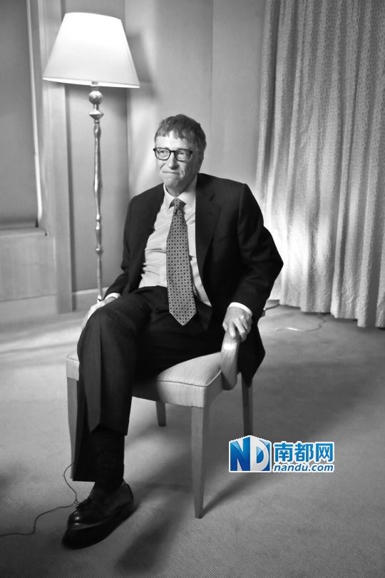 比爾·蓋茨接受美國《滾石》雜志專訪。