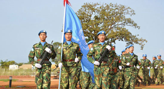 資料圖：中方將派遣700名官兵前往南蘇丹進(jìn)行維和。