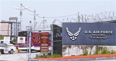 5月28日，韓國(guó)烏山市，美駐韓空軍基地