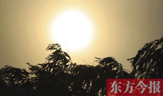 五月十四日，傍晚時(shí)分，鄭州的天空再次被沙塵遮蓋