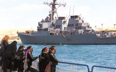 美國海軍“馬漢”號驅(qū)逐艦（資料圖片）。圖/CFP