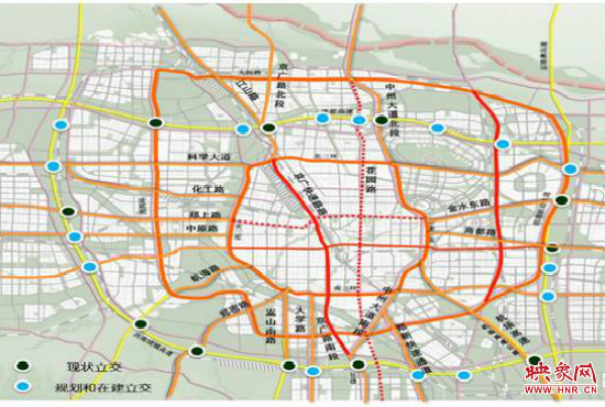 兩環(huán)十七放射景觀廊道建設(shè)。