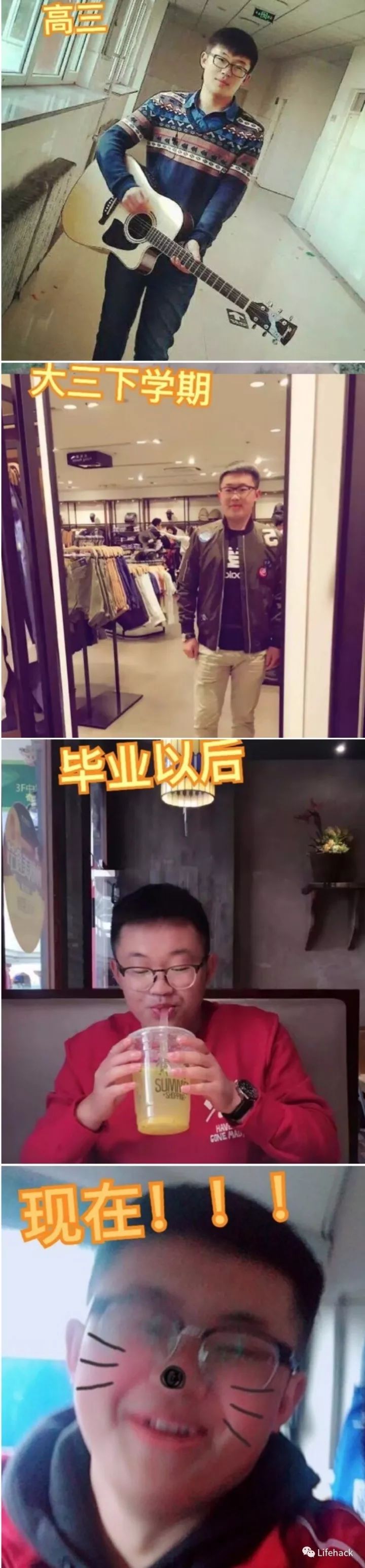 長胖20斤，臉型怎么變？這些例子看完扎心了！
