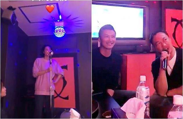 謝霆鋒王菲為陳奕迅老婆慶生。