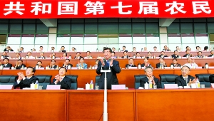 月16日，第七屆全國農民運動會開幕式在南陽市體育場隆重舉行