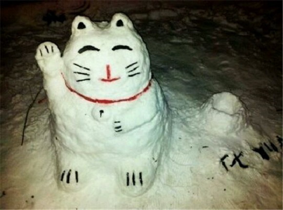 創(chuàng)意十足！日系列卡通雪人走紅