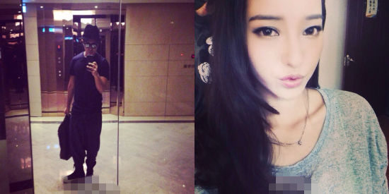 歐弟微博承認結(jié)婚曬老婆美照。