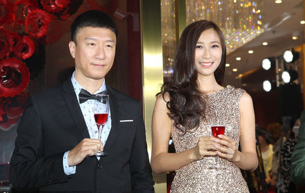 圖為孫紅雷、王駿迪夫婦。
