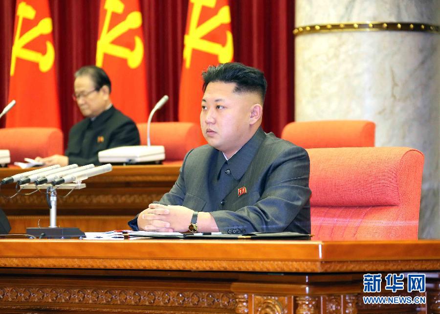 12月8日，在朝鮮平壤，朝鮮勞動(dòng)黨第一書記金正恩出席并指導(dǎo)朝鮮勞動(dòng)黨中央政治局?jǐn)U大會(huì)議。