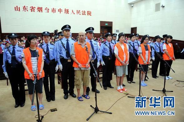 8月21日，被告人張帆、張立冬、呂迎春、張航、張巧聯(lián)到庭。法庭逐一核對被告人身份。