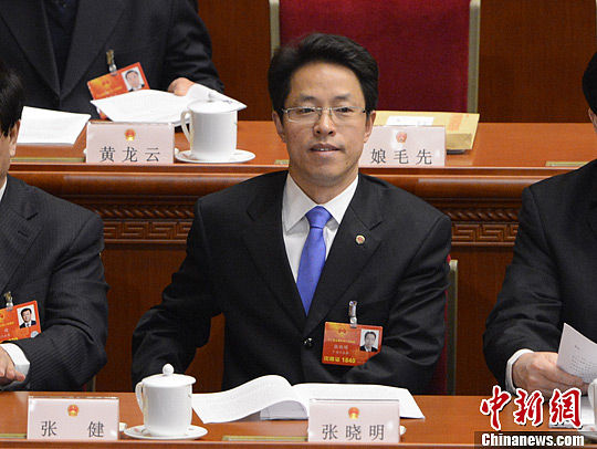 資料圖：香港中聯(lián)辦主任張曉明。中新社發(fā) 廖攀 攝