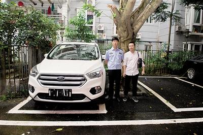 渝北警方送還追回的翼虎SUV。 渝北警方供圖