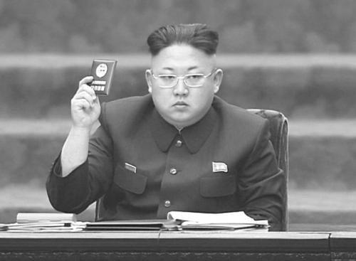 金正恩9日出席朝鮮最高人民會議。