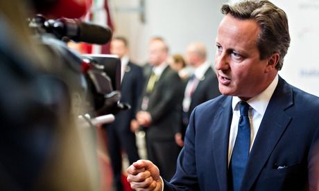 　資料圖：英國首相卡梅倫。