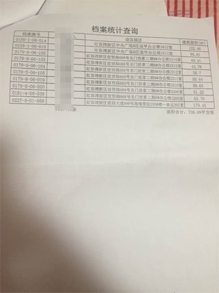 南昌中級人民法院一法官證實，他從南昌市房管局調(diào)出徐林保及其家人名下的部分房產(chǎn)信息表。
