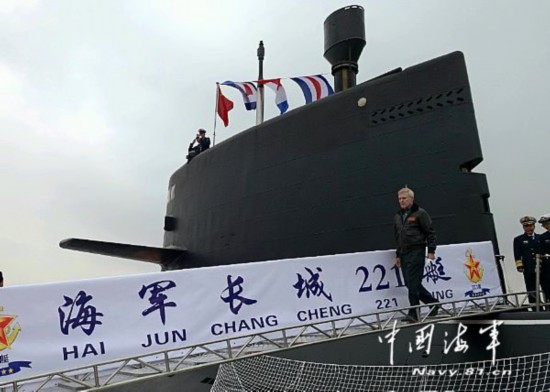 　俄媒稱中國041元級(jí)潛艇隱蔽性不強(qiáng)。