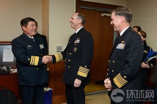 解放軍海軍副司令訪美談及環(huán)太軍演。